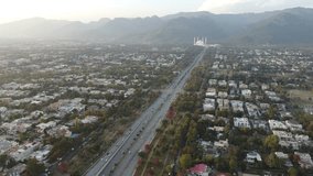 Aerial view of Pakistan's capital, Islamabad