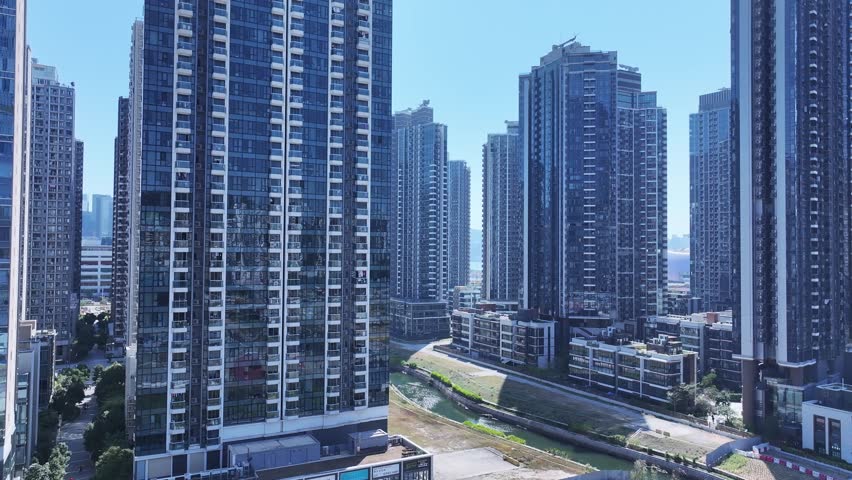 Hong Kong Kai Tak Subway Station roof land development is developed into a multi-functional CBD urban area including commercial residences, retail offices and parks and leisure facilities