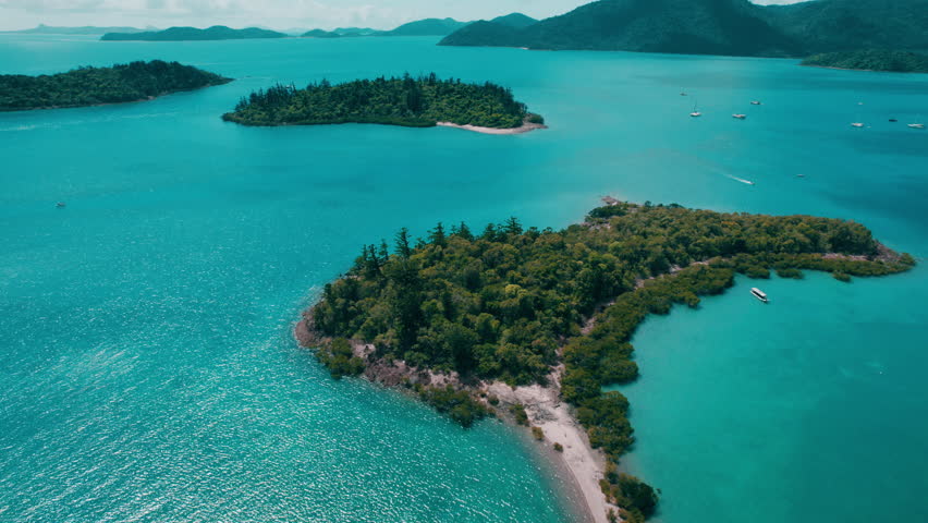 Beautiful Landscape of Airlie beach, in the Shute Harbour, Airlie beach. 