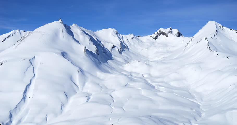 The Petit Saint Bernard pass and the Mont Blanc, Savoie department, France
