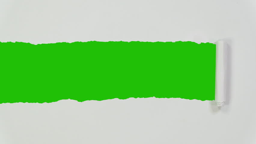 Tear paper in the middle for inserting text. Stop motion techniques