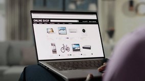 African American Ecommerce Online Shopping On Laptop - Powered by Shutterstock - Get 15% off with code: PIKWIZARD15