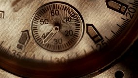 Vintage StyleTextured Background watch counting seconds, copy space close up. 4K - Powered by Shutterstock - Get 15% off with code: PIKWIZARD15