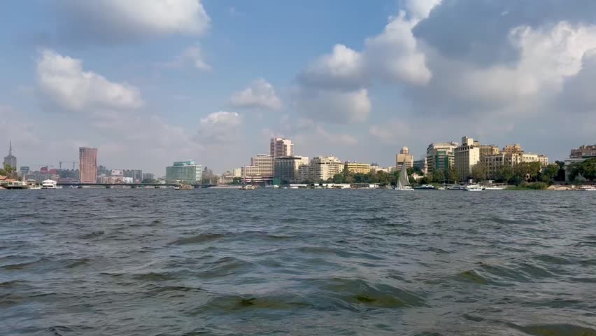 Boat trip on the Nile River, Cairo, Egypt