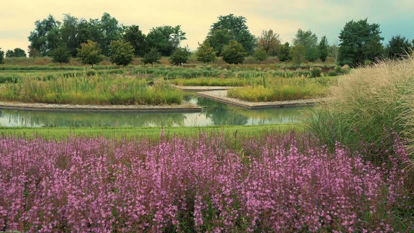 View of the park of the Reggia di Venaria, Venaria Reale, Turin, Piedmont, Italy