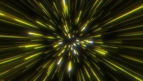 Light speed background with colorful glow 4k looping animation video