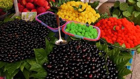 Fruits Stock Video,
Fruit, Vegetable, Supermarket, Healthy Eating, Fruit, Grape, Freshness, Pineapple