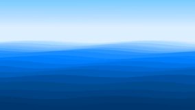 Sea waves background in 4K Animation