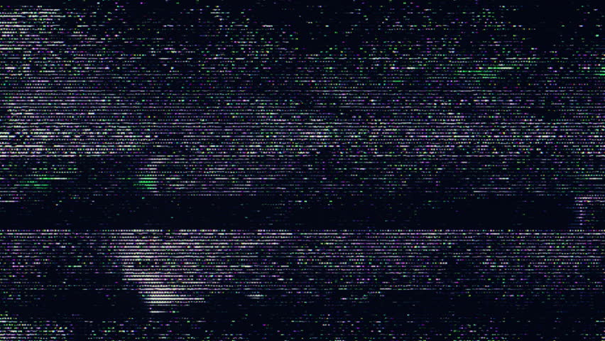 Glitch noise static television VFX. Visual video effects stripes background, CRT tv screen no signal glitch effect Royalty-Free Stock Footage #3441168415