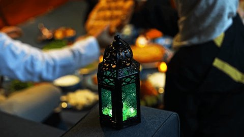 Ramadan Iftar Table.Muslim Family Having Dinner At Home.Iftar Table Turkish Traditional Food.Fasting ends with Dates.Ramadan Feast Celebrations, Eid Mubarak Concept Video, Uskudar Istanbul, Turkiye  ஸ்டாக் வீடியோ