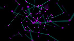 Chains with molecules in flow. Design. Emerging flow of compounds with molecules. Abstract stream appearing with biological chains - Powered by Shutterstock - Get 15% off with code: PIKWIZARD15