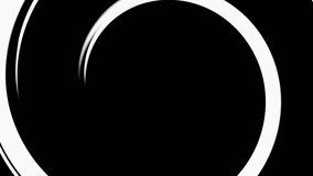 Vertical video. Abstract background. Hypnotic effect. Black white spiral vortex motion psychedelic whirl minimalistic striped swirl pattern transition. - Powered by Shutterstock - Get 15% off with code: PIKWIZARD15