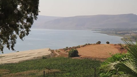 Lake galilee in northern Israel, where many of the stories of the new testament happened