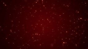 Shiny twinkling glittering golden stars and bokeh particles on a dark red gradient. This elegant luxury awards background is full HD and a seamless loop. - Powered by Shutterstock - Get 15% off with code: PIKWIZARD15
