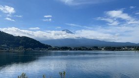 Time-lapse video from lake Kawaguchiko.