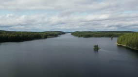 Exploring Baltic Beauty: A Drone View of Latvian Lakes