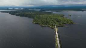 Above the Dams: A Glimpse of Finnish Lakes from the Sky