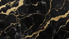 Black golden liquid marble design. Stone texture. Animated elegant background. Fluid art. 59,94fps