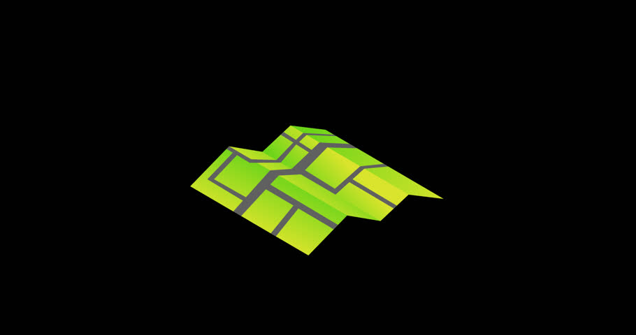 GPS pin Location on map paper