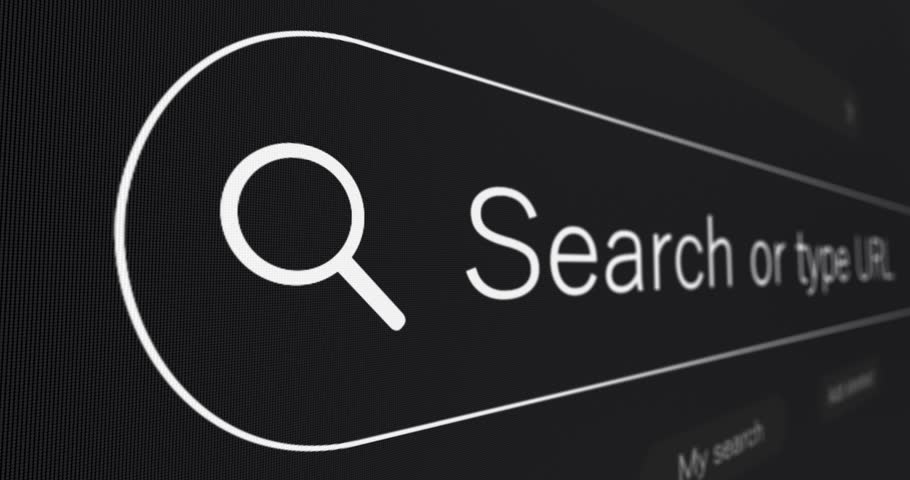 Social network. Typing search query into web browser address bar Royalty-Free Stock Footage #3443368227