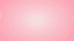 Animation of international women's day in pastel pink colors