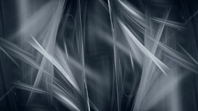 Abstract shiny black and silver metallic stripes geometric technology background. 4k animation	
