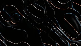 Digital animation of topography pattern moving against black background. - Powered by Shutterstock - Get 15% off with code: PIKWIZARD15