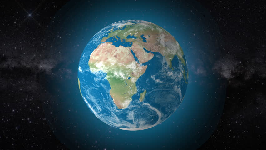 Cinematic video background showcases Realistic Globe rotating, zooming in on Kenya country | realistic Earth rotating and zooming in on Kenya Country video background in 4K