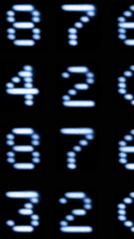 vintage computer system with data on screen and colourful lighting in vertical