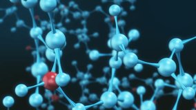 Biology, biochemical concept, biotechnology, scientific research, molecular structure, futuristic interface, background animation (3d render) - Powered by Shutterstock - Get 15% off with code: PIKWIZARD15