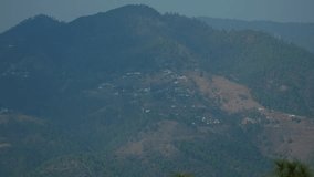 Mountain Village in himalaya 4K Video