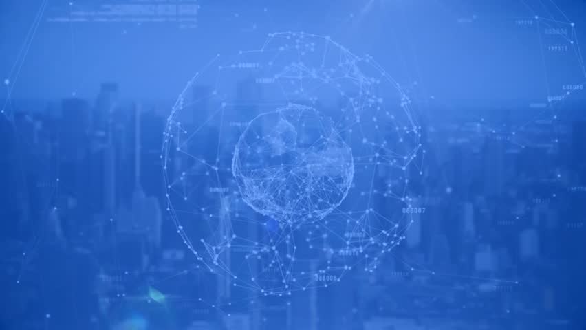 data processing and cityscape Animated Videos - Powered by Shutterstock - Get 15% off with code: PIKWIZARD15