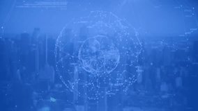 data processing and cityscape Animated Videos - Powered by Shutterstock - Get 15% off with code: PIKWIZARD15