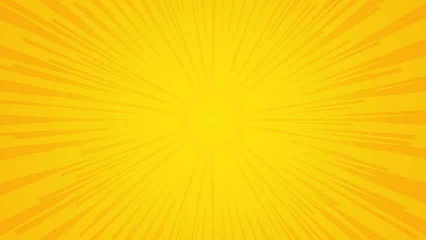 Cartoon Burst Business Man on orange starburst background