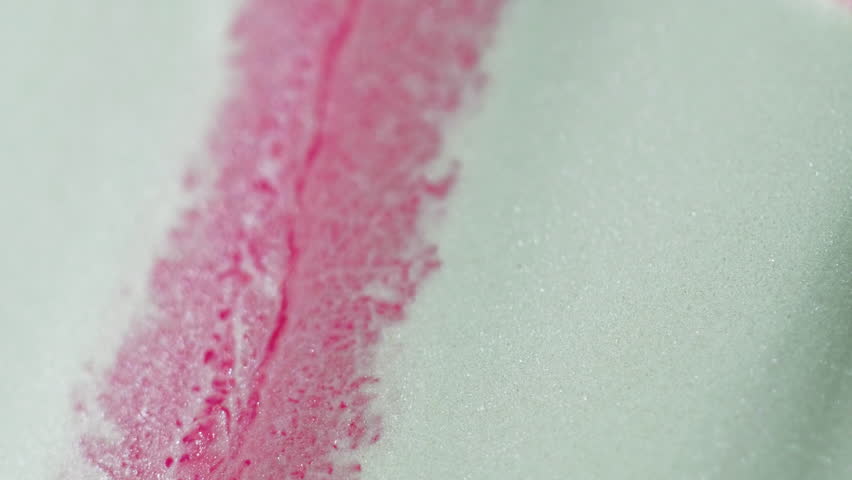 Glitter fluid spill paint drip pink white ink wave