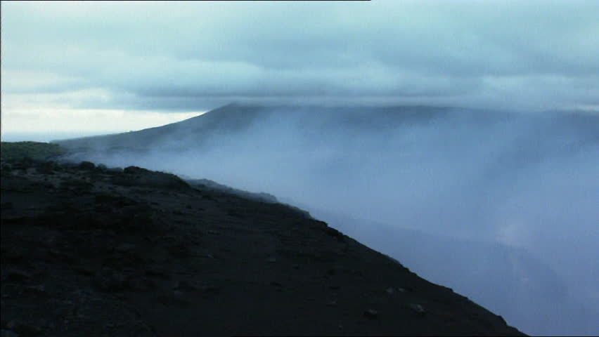 Mist over mountains