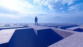 Business people walking on maze building - Powered by Shutterstock - Get 15% off with code: PIKWIZARD15