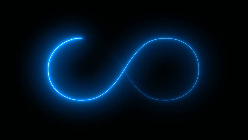 abstract background infinity sign digital seamless Stock Footage Video ...