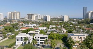 5k drone video Miami Sunny Isles Beach 2024 luxury homes