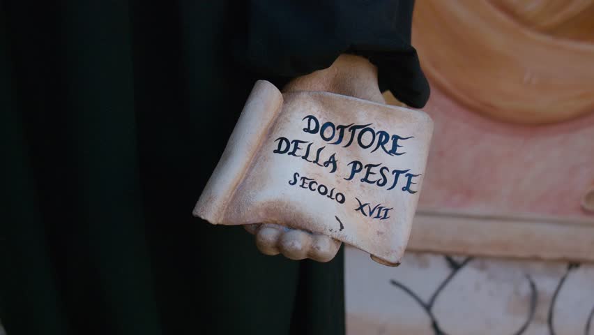 17th-century plague doctor sign, Ca 