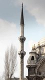 sofia hagia church in istanbul, turkey in vertical