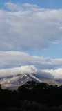 Snowcapped Mountain Scenic Flagstaff Arizona Zoom In Vertical Video