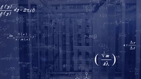 Animation of mathematical data processing over computer servers. Global finance, business, connections, computing and data processing concept digitally generated video. - Powered by Shutterstock - Get 15% off with code: PIKWIZARD15