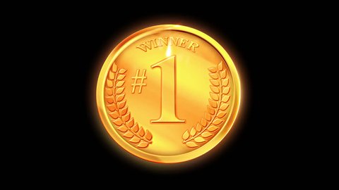 Contains 3 medal celebratory award animations: gold, silver, bronze. Perfect for games, apps, commercials, and marketing presentations. Transparency is embedded in video.