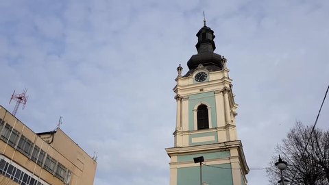 LVIV, UKRAINE - DEC 16: historical street and buildings in Lviv Ukrain