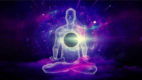 Zen meditation galaxy space night - Powered by Shutterstock - Get 15% off with code: PIKWIZARD15