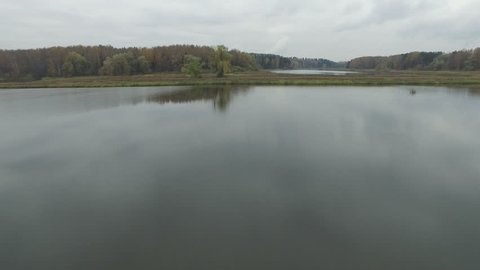Lake Morning Autumn Forest