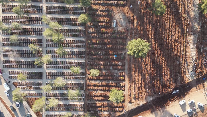 A funeral ceremony is performed at a mass grave site in Kahramanmaras, Turkey - Earthquake