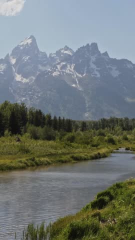 Vertical Video of Grand Teton National Park