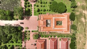 King Quang Trung Museum, 4k video, aerial view 05